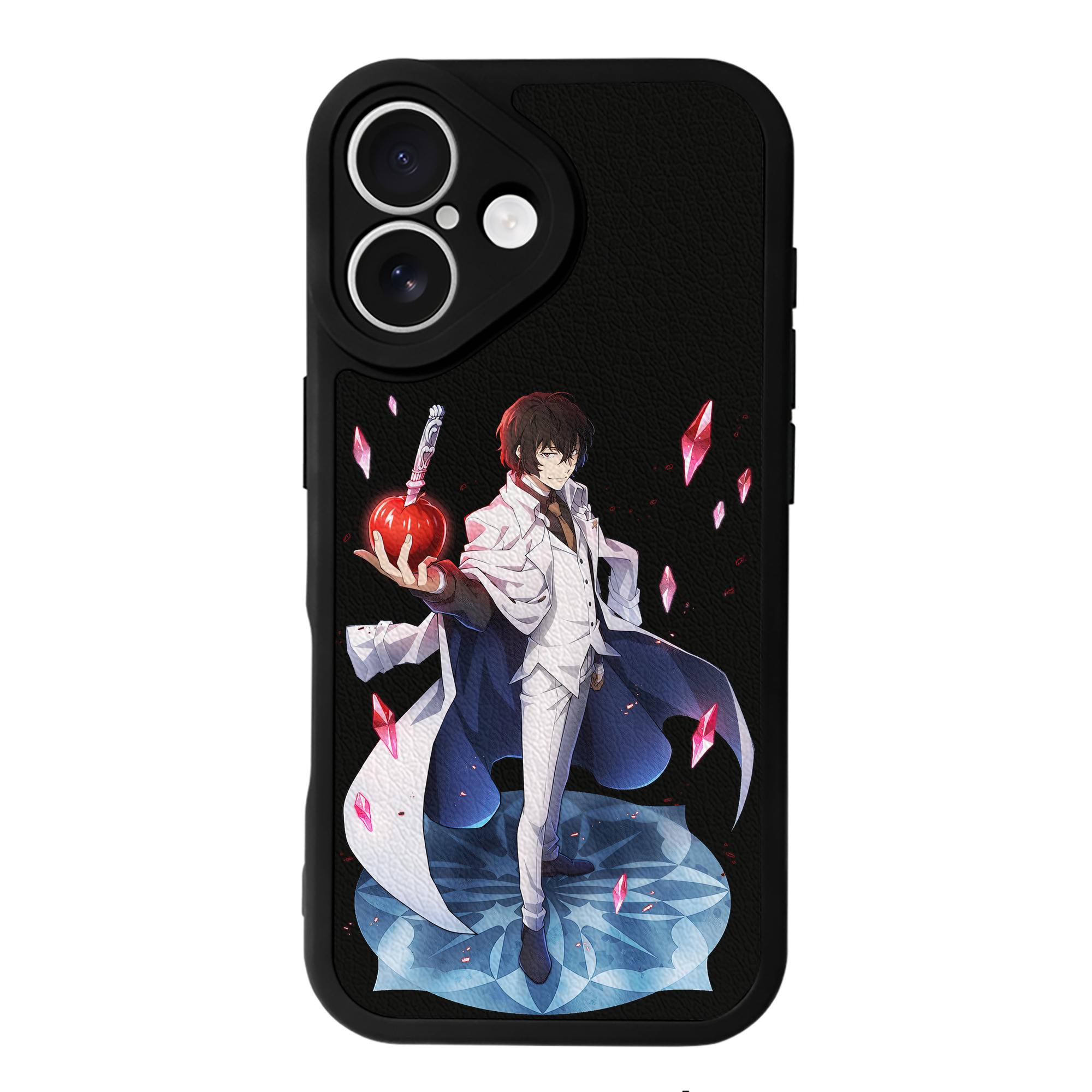 （画像用） 文豪ストレイドッグス Bungo Stray Dogs 【iPhone 16シリーズ対応】シリコンスマホケース（レザー調） 材質：シリコン